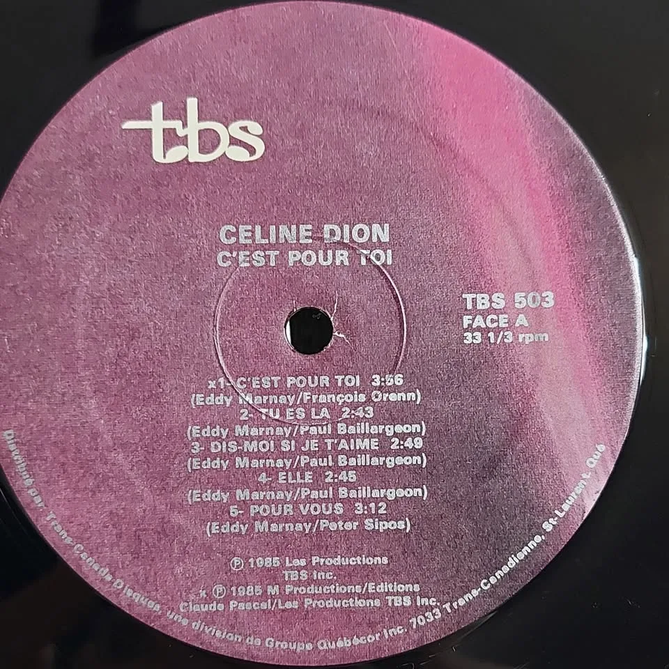Celine Dion "C'est Pour Toi" vinyl record LP image indicator(8)