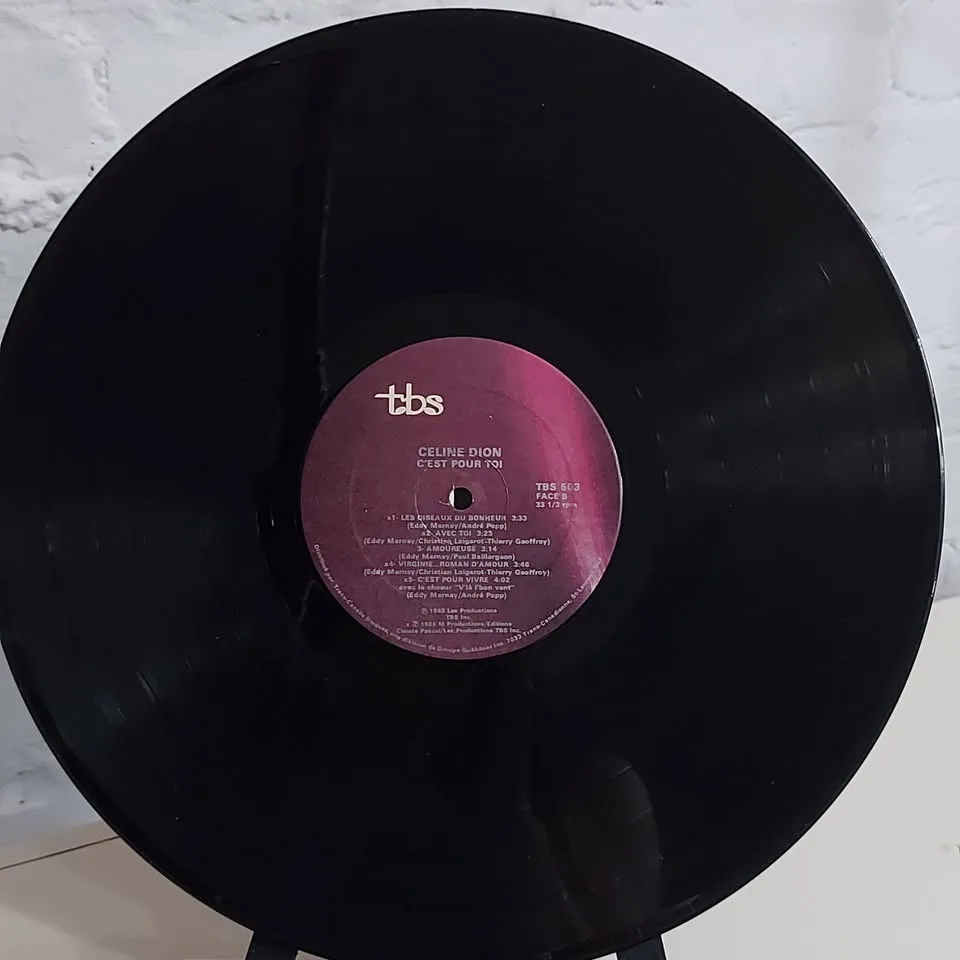 Celine Dion "C'est Pour Toi" vinyl record LP image indicator(9)