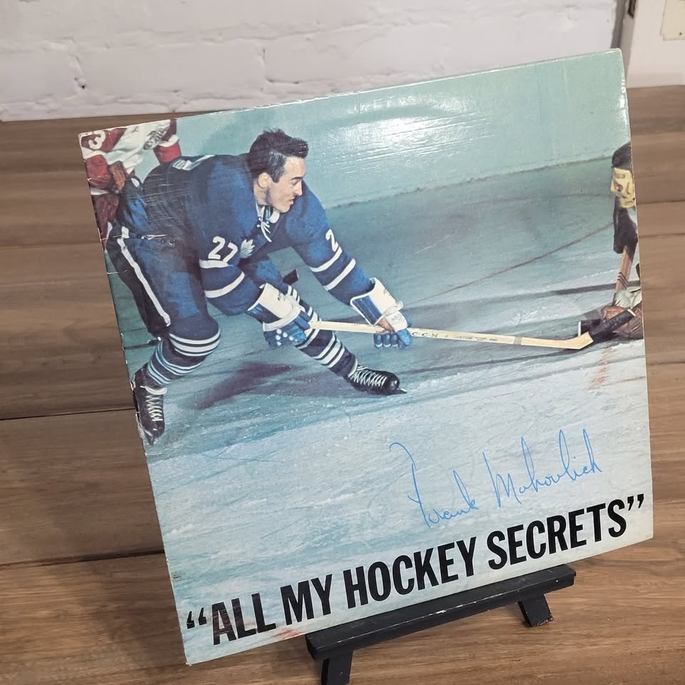 Frank Mahovlich "All My Hockey Secrets" Record LP