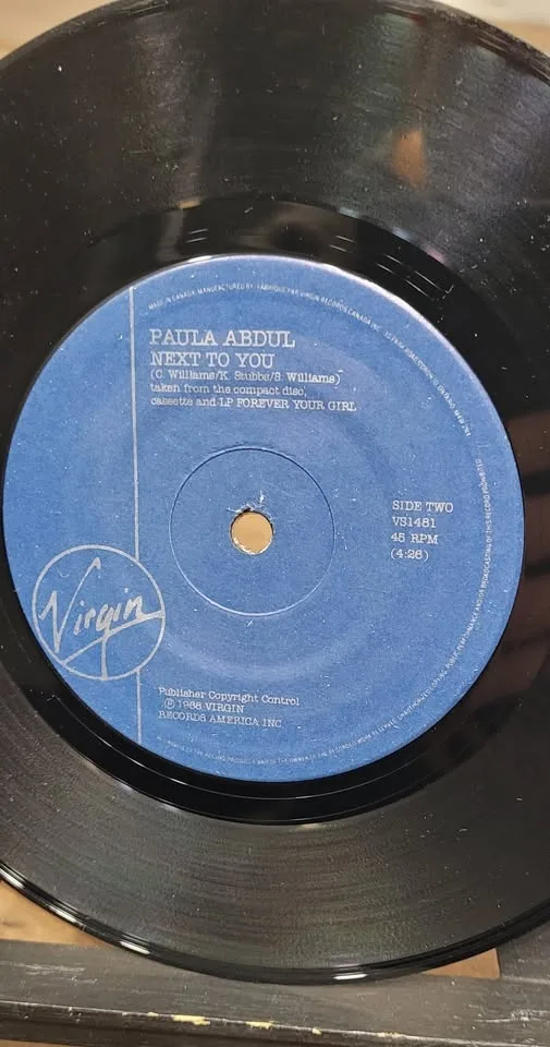 Paula Abdul "Forever You're Girl" vinyl record LP 45 image indicator(9)