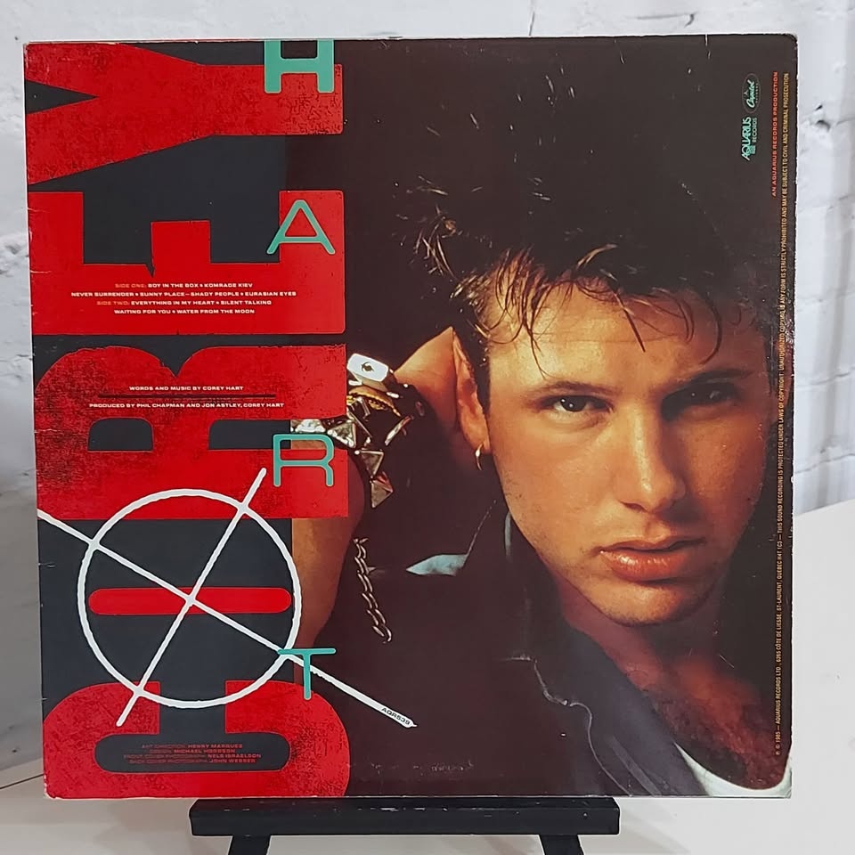 Corey Hart "By In The By" vinyl record LP - photo 3