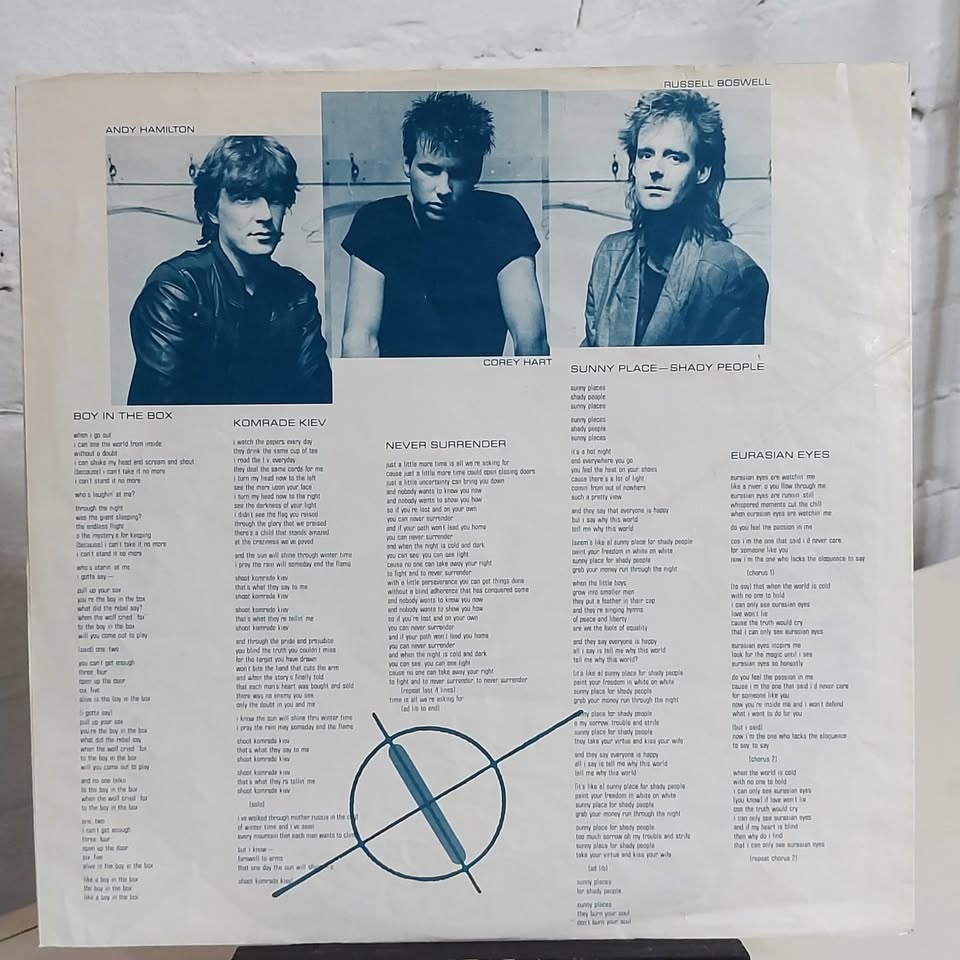 Corey Hart "By In The By" vinyl record LP - photo 5