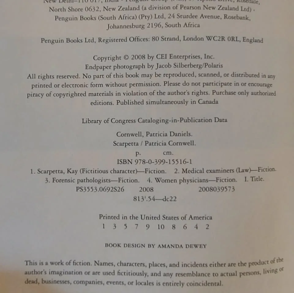 Scarpetta Novel by Patricia Cornwell image indicator(4)