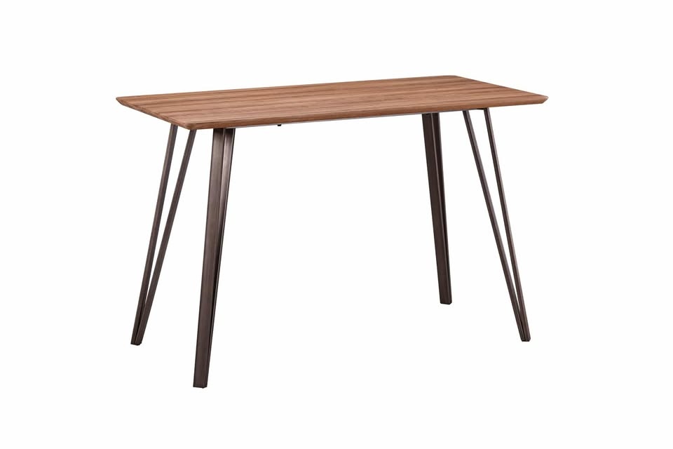 Brand New In-Box “Ashley” Oak Colour Bar Table — 55″ × 28″ × 36″ - photo 2