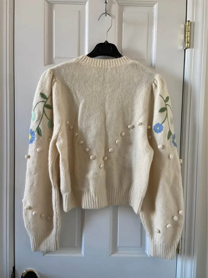 Other stories embroidered sweater image indicator(3)