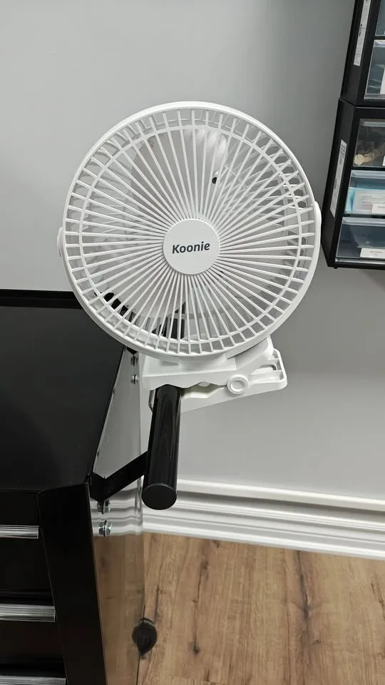 Rechargeable Clip Fan – Multi-Mount – Like New – 3 Available image indicator(3)