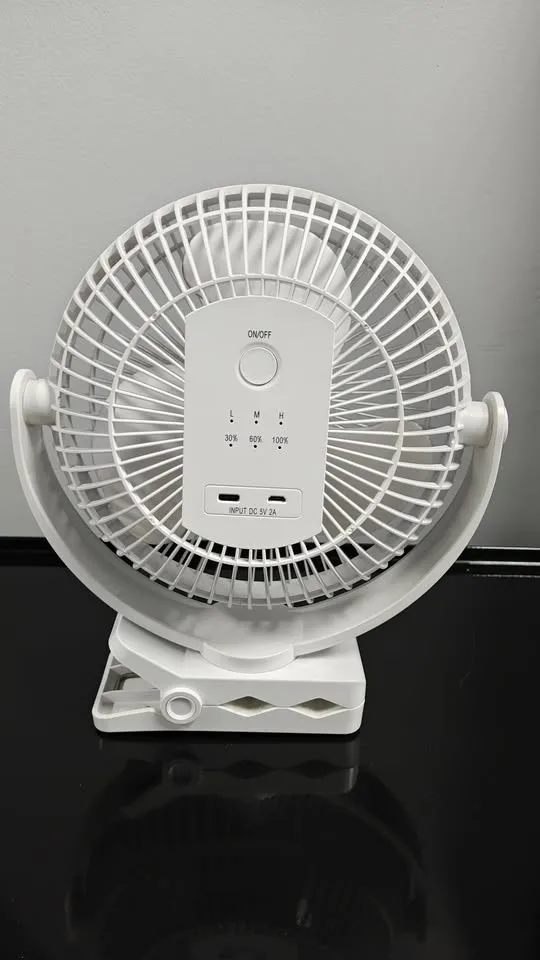 Rechargeable Clip Fan – Multi-Mount – Like New – 3 Available image indicator(5)