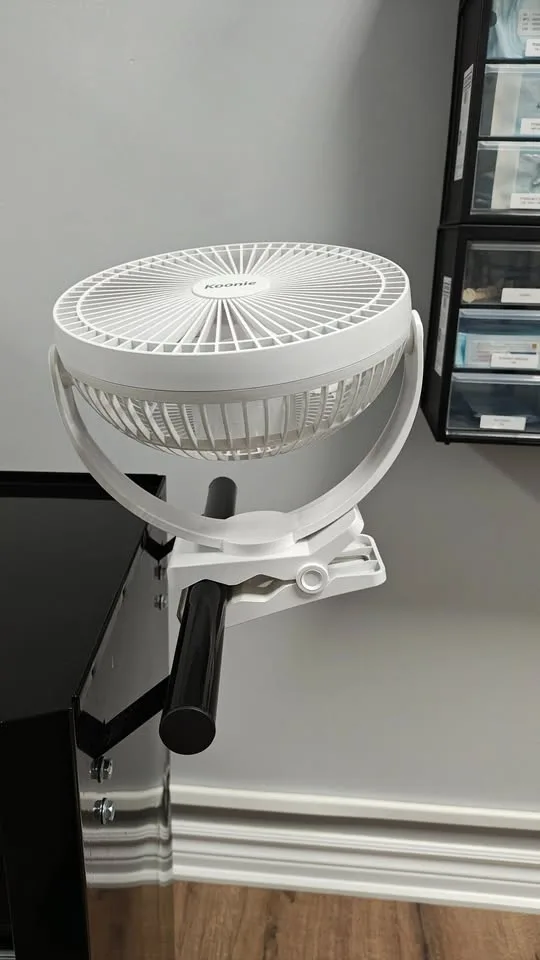 Rechargeable Clip Fan – Multi-Mount – Like New – 3 Available image indicator(6)
