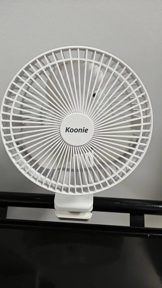 Rechargeable Clip Fan – Multi-Mount – Like New – 3 Available image indicator(8)