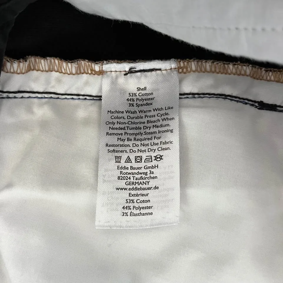 Eddie Bauer Men’s 36x30 Chino Pants Black Straight Leg image indicator(7)