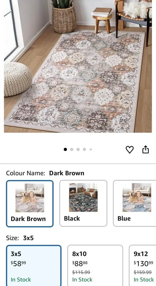 Brand New Moroccan Trellis Area Rug: 3x5 feet image indicator(4)