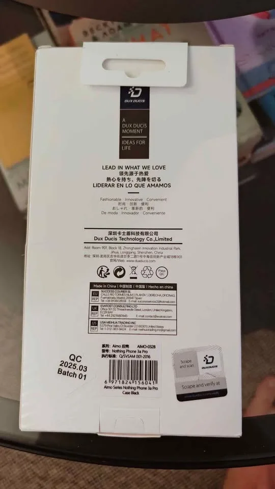 Nothing Phone 3A Pro Clear & Black Case image indicator(4)