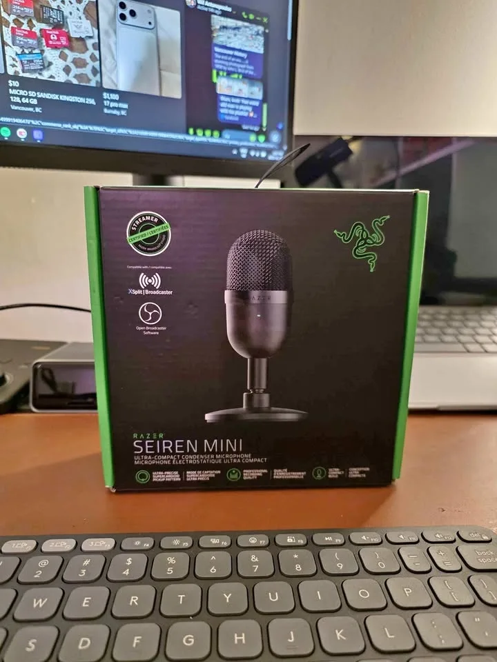 Razer Seiren Mini compact USB condenser mic