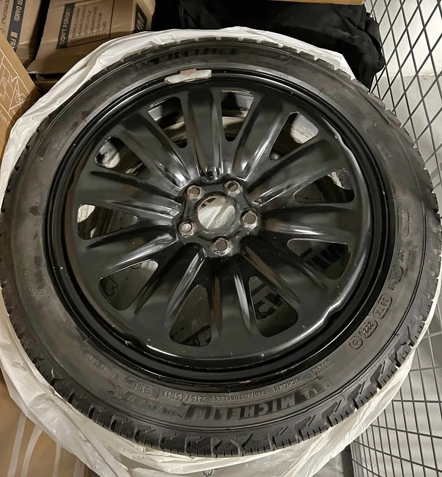 Michelin Tires with Rims - 215/45R17 (91H) Tubless