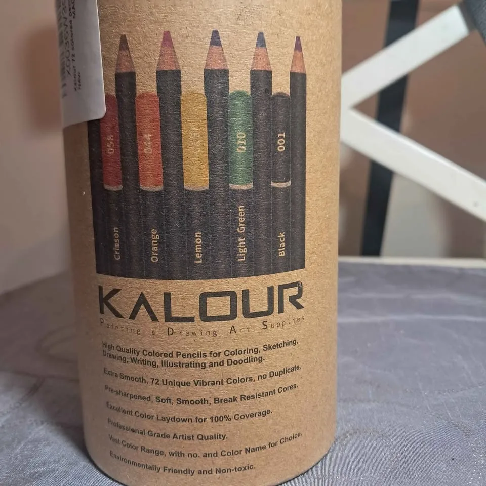 72Pc Coloured pencil set BRAND NEW image indicator(2)