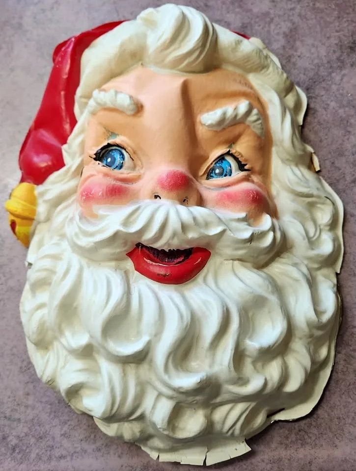 Beautiful vintage Univeral Lites Santa Face from the 1950s
