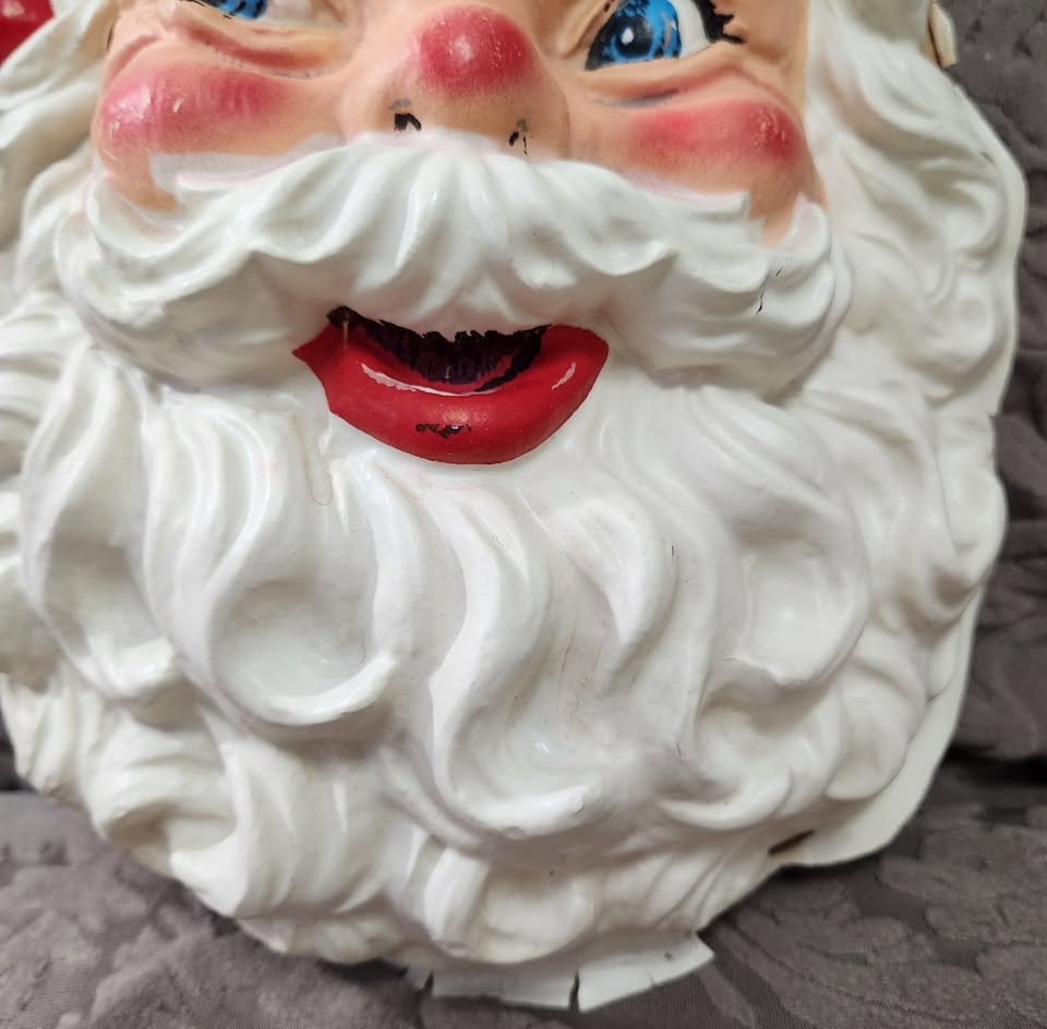 Beautiful vintage Univeral Lites Santa Face from the 1950s - photo 4