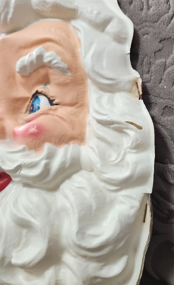 Beautiful vintage Univeral Lites Santa Face from the 1950s - photo 5