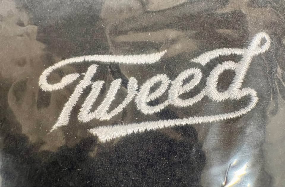Black Tweed Branded Fleece Jacket - M L XL available - photo 2