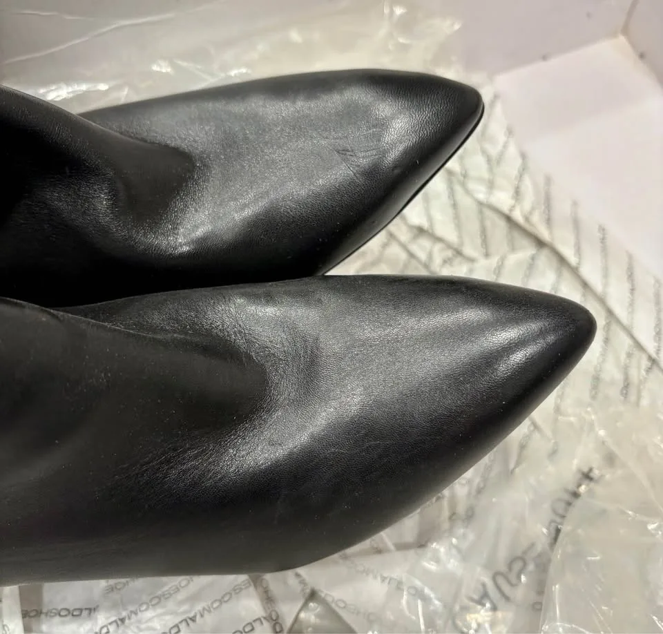 Nine West black leather boots - Sz 7M image indicator(2)