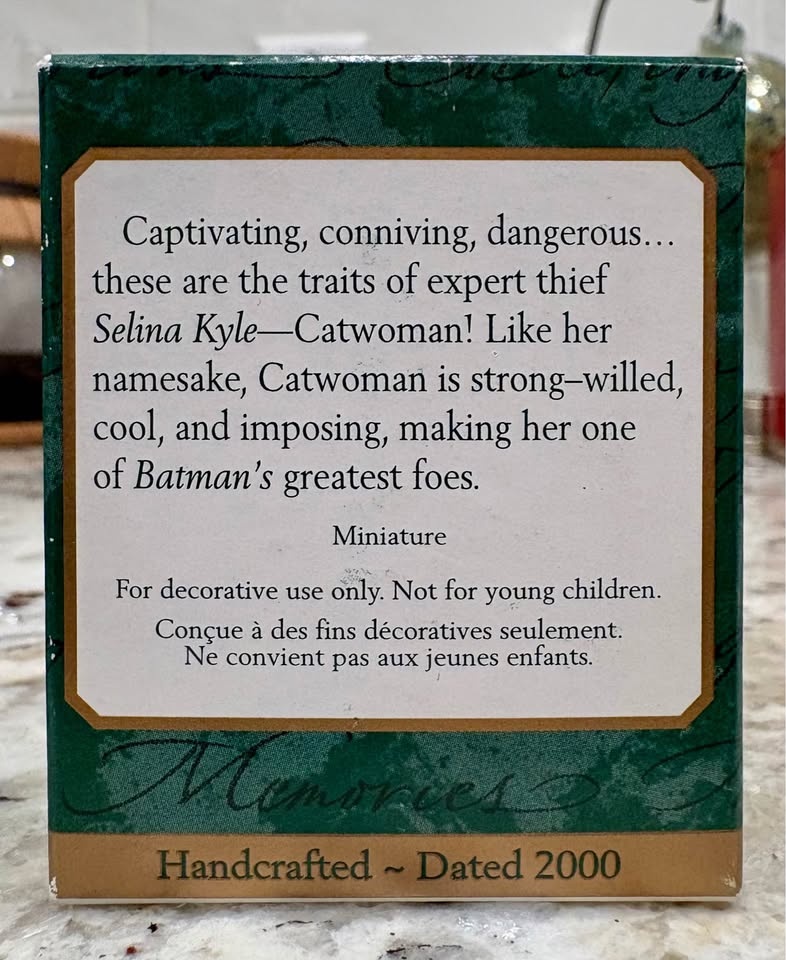 Hallmark Keepsake Catwoman Ornament - photo 4
