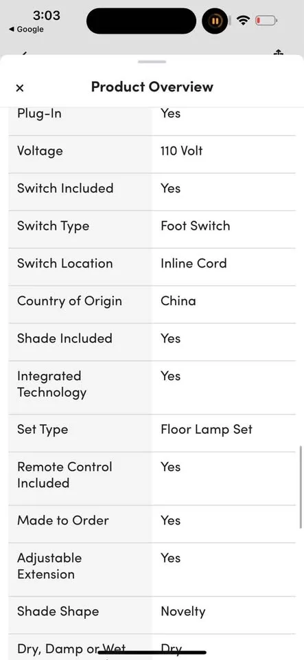 60" Led Novelty Floor Lamp Dimmable Floor Lamps image indicator(6)
