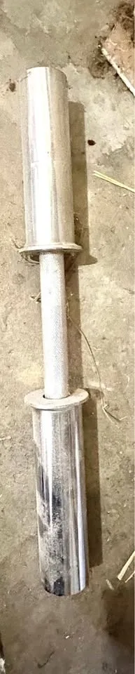 Olympic loadable dumbbell handle