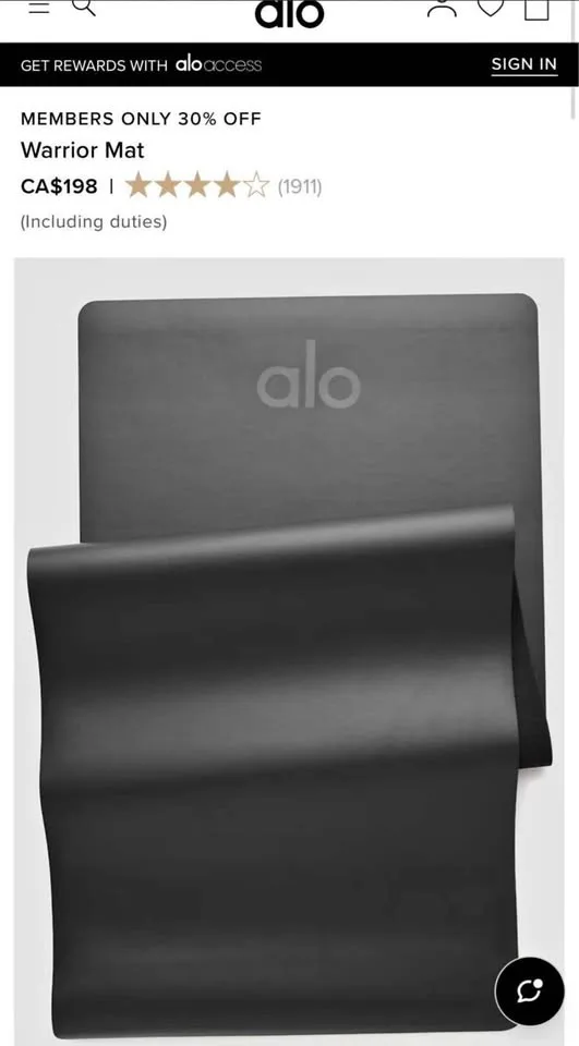 Alo Yoga Warrior Mat Lululemon image indicator(4)