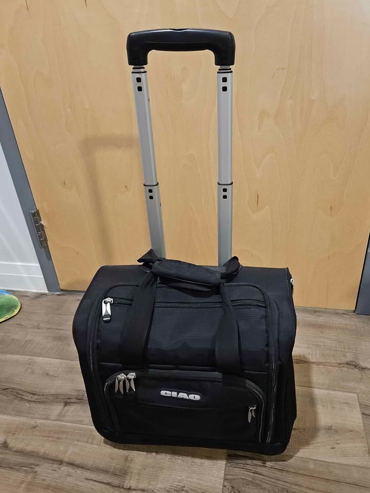 15 Inch Under Seat Bag - Carry On Suitcase, Black - photo 5