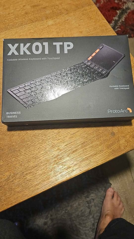 Foldable Bluetooth Keyboard with Touchpad - photo 4