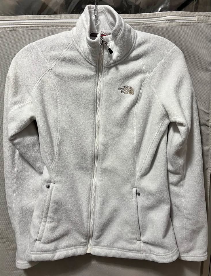 The north face zip up fleece womens size small