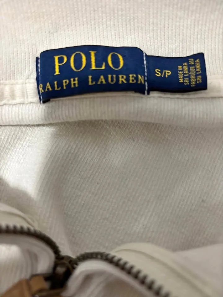 Polo ralph lauren quater zip up sleeve size small