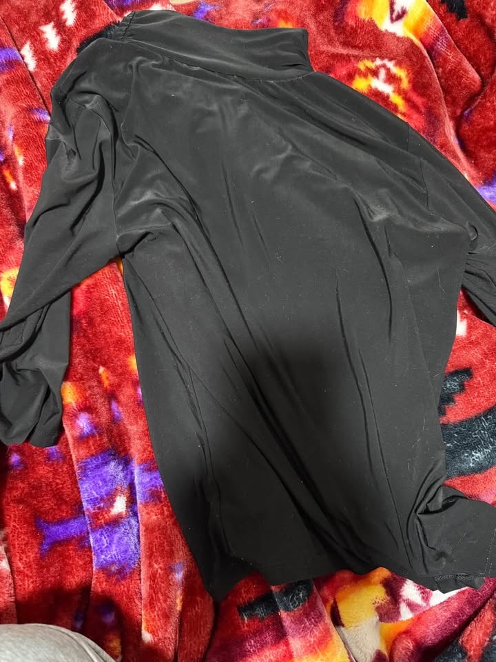 Black half sleeve shirt - photo 3