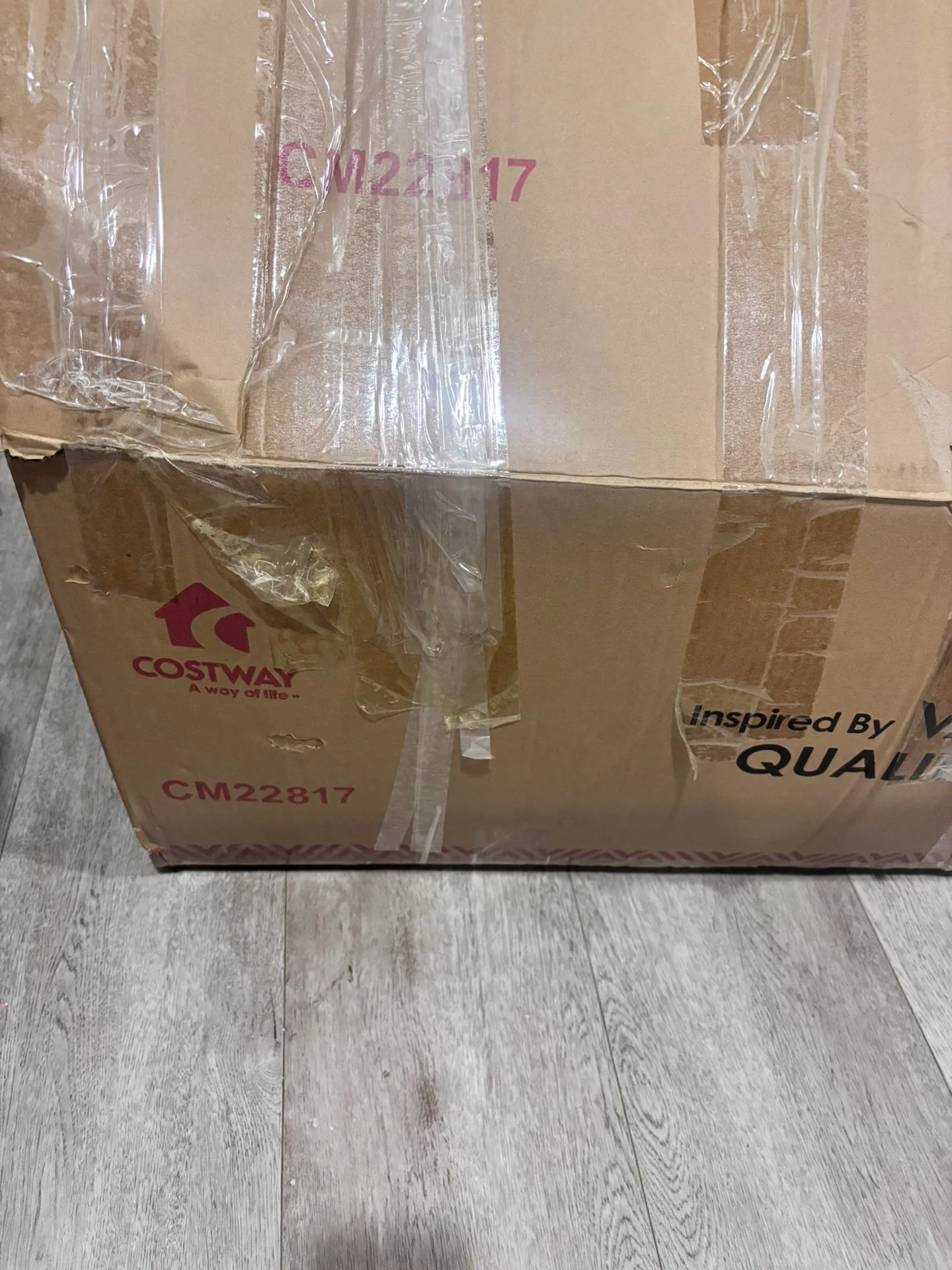 Costway 6FT Flocked Christmas Tree image indicator(4)