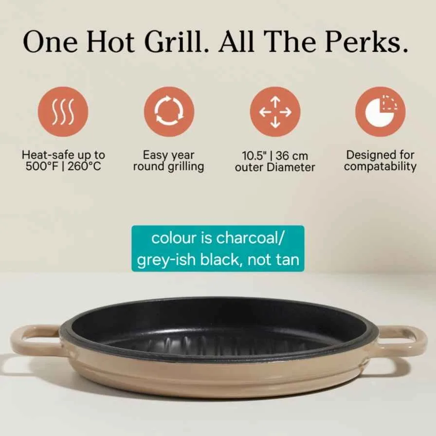 NEW Our Place Cast Iron Grill - still wrapped in box image indicator(8)