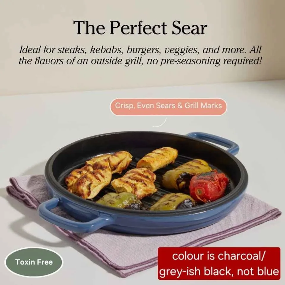 NEW Our Place Cast Iron Grill - still wrapped in box image indicator(9)