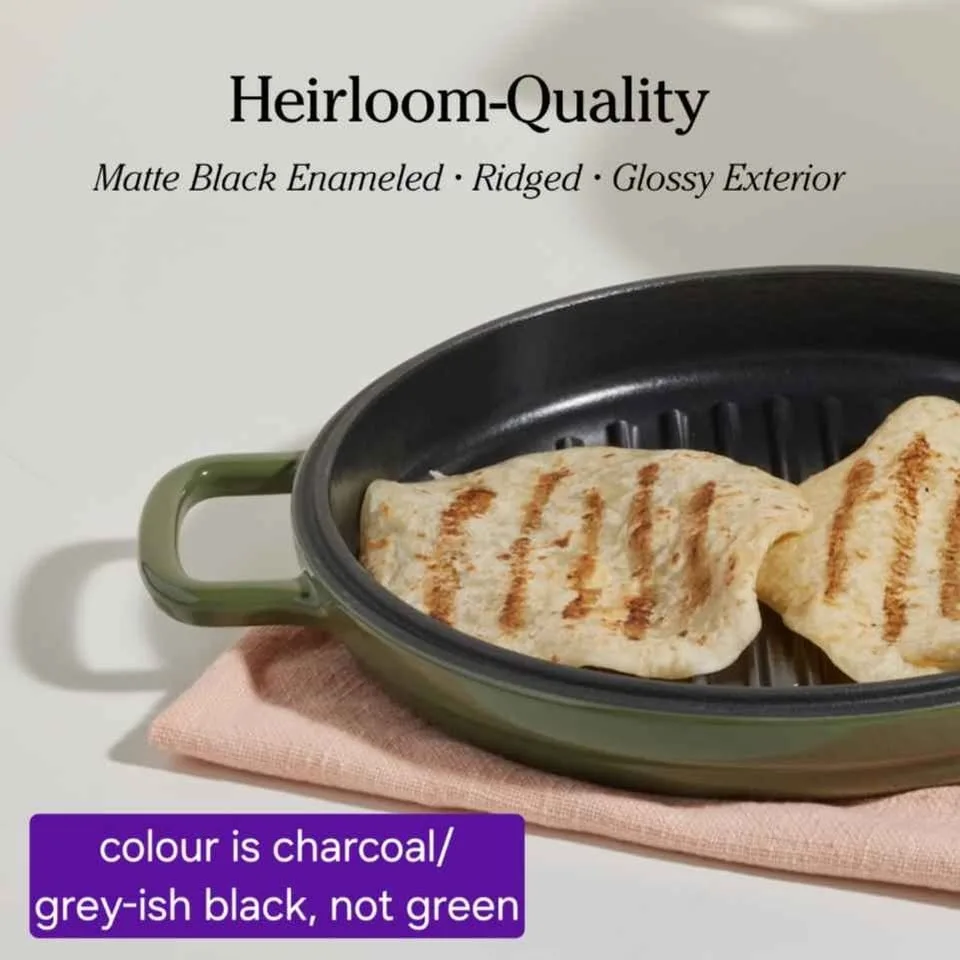 NEW Our Place Cast Iron Grill - still wrapped in box image indicator(10)