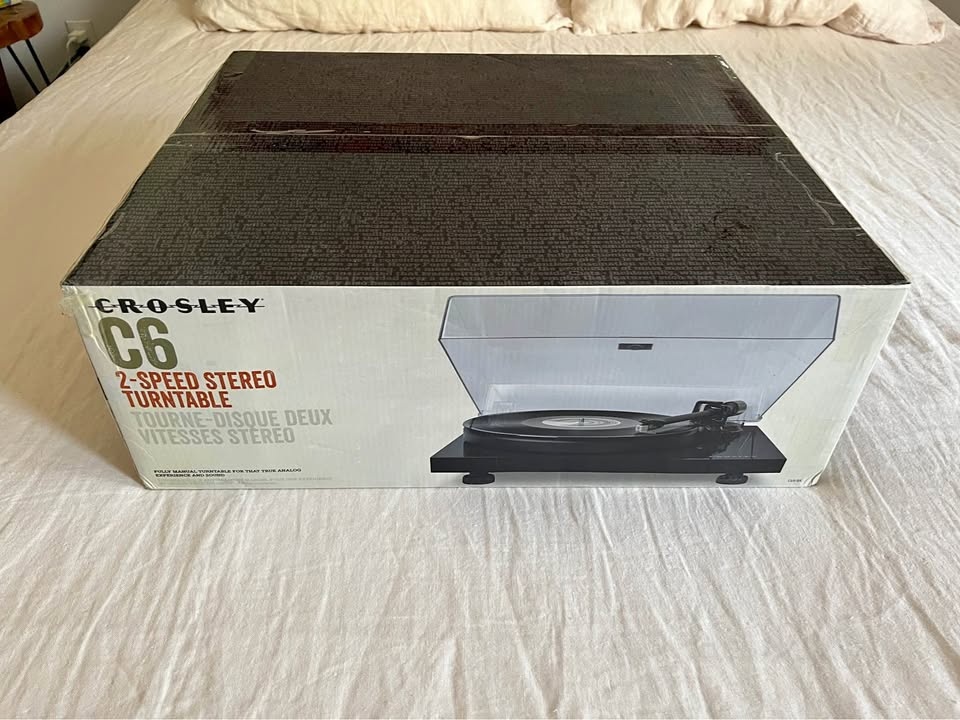 Crosley C6 2-Speed Stereo Turntable