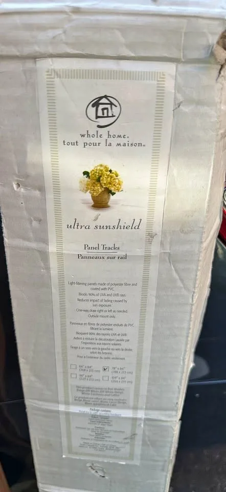 Sunshades with panel tracks (New in box)