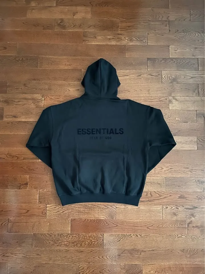 Black Essentials Hoodie (Medium) image indicator(3)