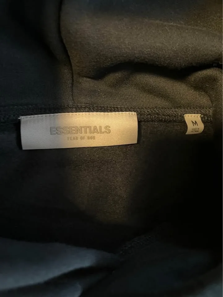 Black Essentials Hoodie (Medium) image indicator(6)
