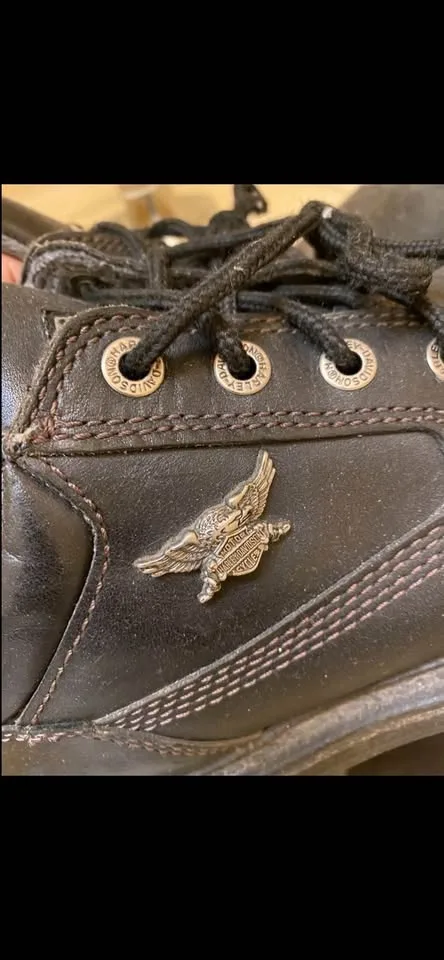 Vintage Early 2000s Harley Davidson Low Biker Boot image indicator(2)