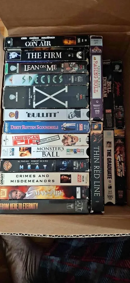 VHS tapes for sale