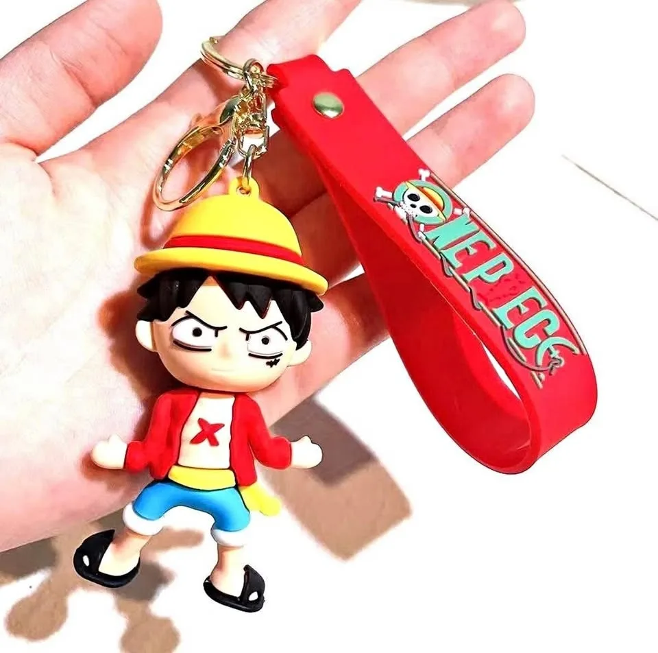 3 pieces OnePiece keychains