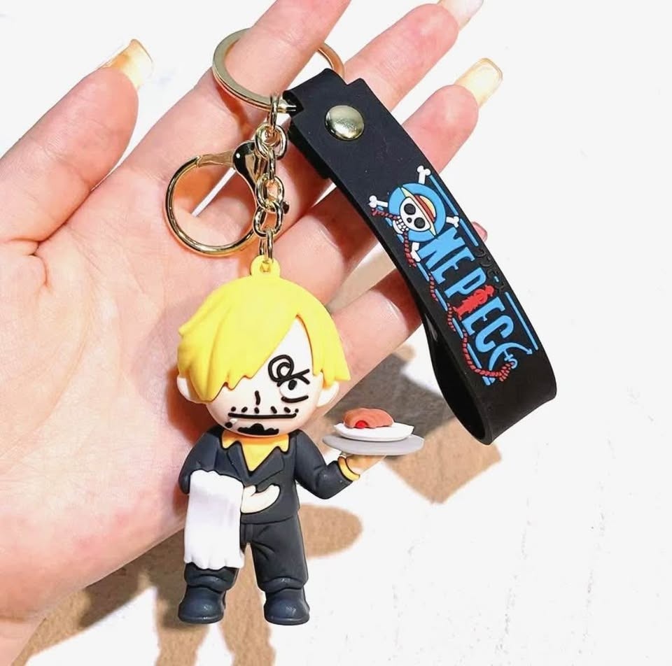 3 pieces OnePiece keychains - photo 3