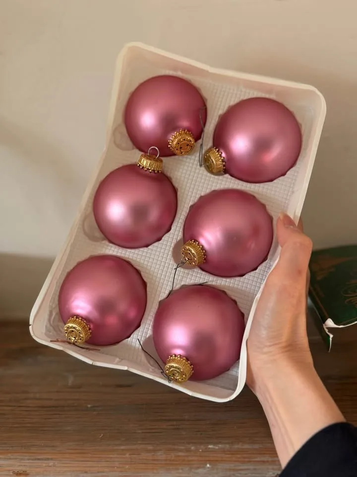 Vintage set of 6 Christmas by Krebs ornaments image indicator(2)