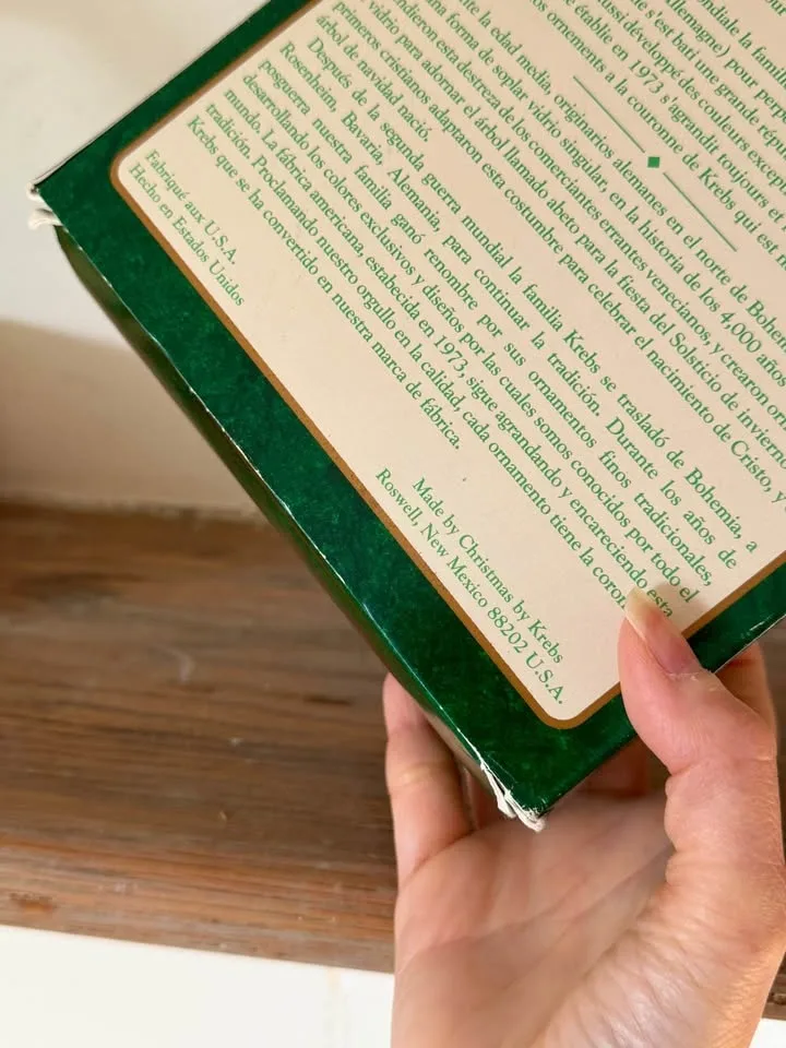 Vintage set of 6 Christmas by Krebs ornaments image indicator(4)