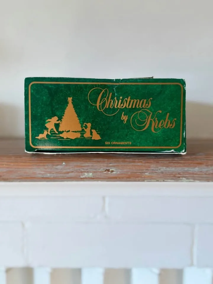Vintage set of 6 Christmas by Krebs ornaments image indicator(5)