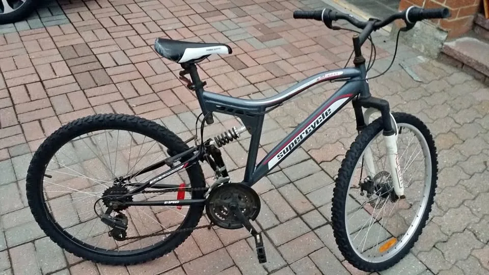 21 Speed Dual Suspension Disc Brake Bicycle