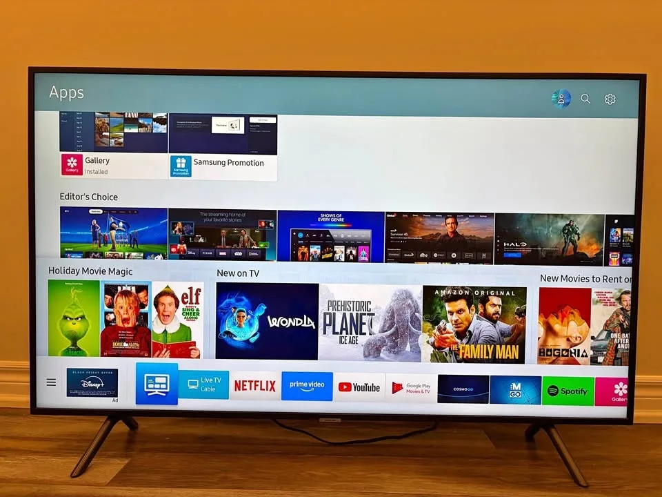 SAMSUNG 55” 4K UHD SMART LED TV